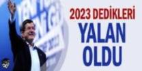 2023 hedefleri tutmuyor