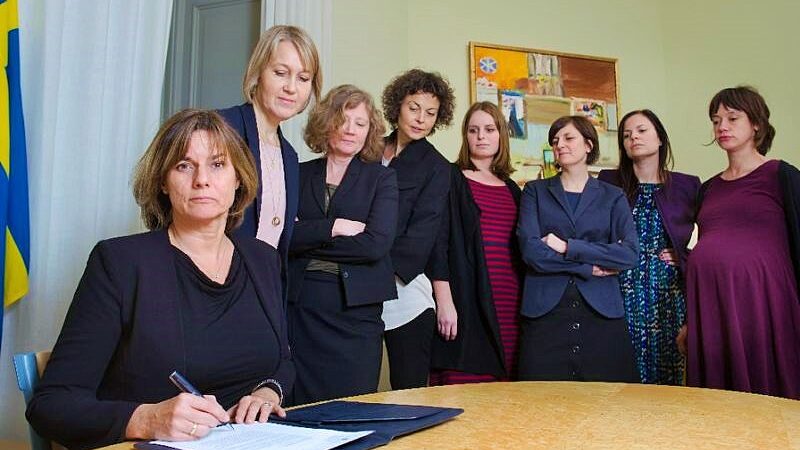 İsveç’in ‘feminist’ hükümetinden Trump’a fotoğrafla anlamlı gönderme
