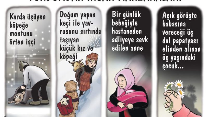 Yeni Asya Gazetesi çizeri Özdaba’dan, Türkiye’deki hazin tabloyu özetleyen karikatür