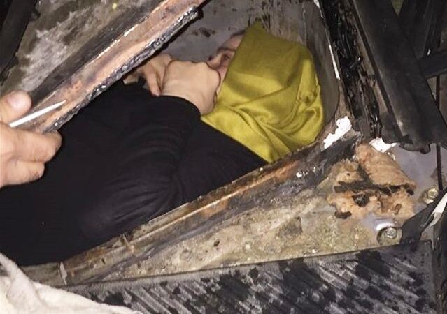 [VIDEO] Woman detained while trying to escape Turkey witch hunt in hidden compartment