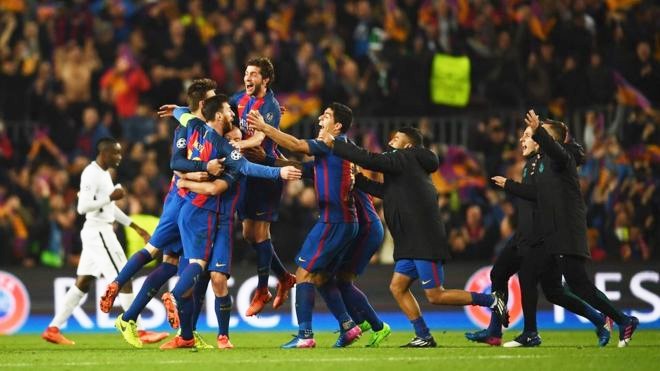 Şampiyonlar Ligi’nde tarih yazan Barcelona çeyrek finalde: 6-1