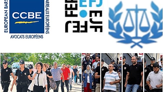 AVRUPA’NIN YARGIÇ, BARO VE GAZETECİLER BİRLİKLERİ’NDEN ÇAĞRI:DERHAL SERBEST BIRAKIN