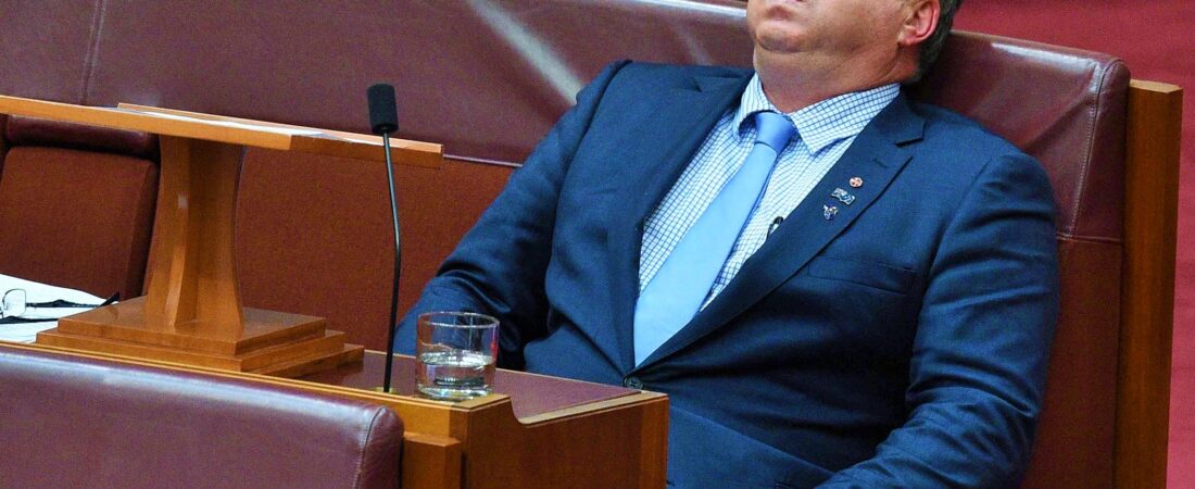 Finans Bakanlığı: Eski Senatör Culleton, 1 yıllık maaşını geri ödesin