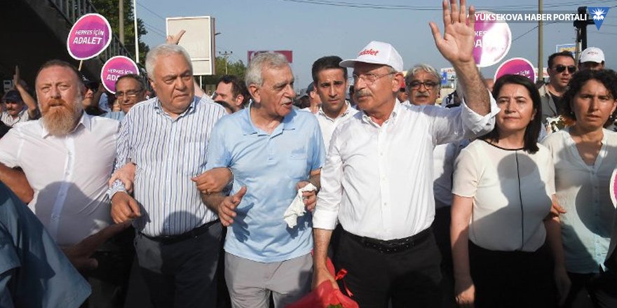 HDP heyeti ‘Adalet Yürüyüşü’nde