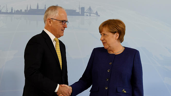 G20 Zirvesi bugün başlıyor: Turnbull, Merkel ile biraraya geldi
