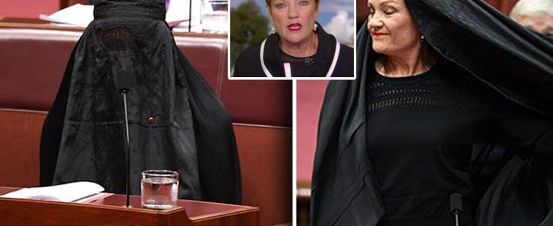 Göçmen karşıtı Senatör Hanson, önerge verdi: Burka yasaklansın, giyenlere 3 bin 360 dolar ceza verilsin