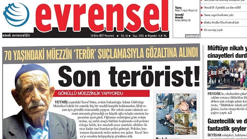 Gönüllü müezzin ‘terör’ suçlamasıyla gözaltına alındı: 70 yaşındaki son terörist son ‘terörist’