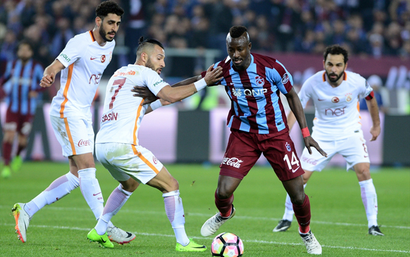Trabzonspor,  Galatasaray’ın  yenilmezlik serisini bozdu.