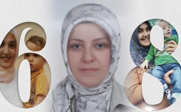 Üç çocuklu bir anneyi 8 aylık bebeği ile gözaltına aldılar