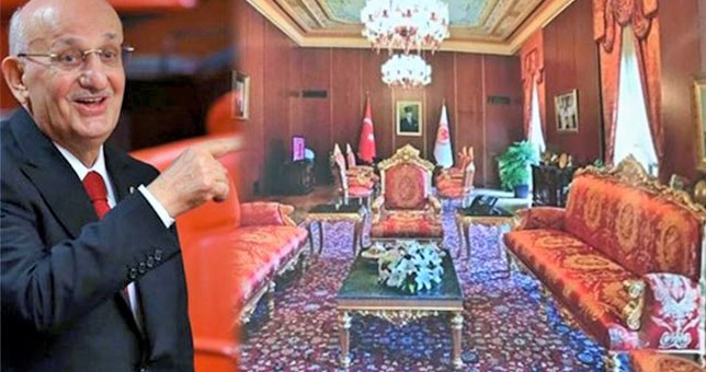 TBMM Başkanı Karaman, şatafatlı makam odasının bedelini sır gibi saklıyor