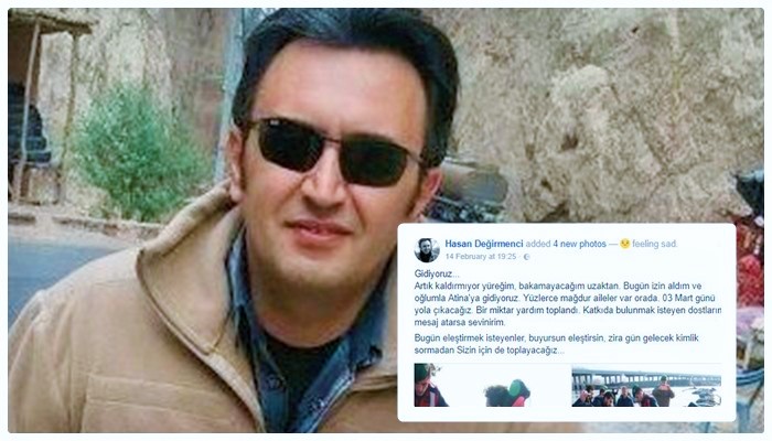 Hizmet Hareketi gönüllüsü Atina’ya yardım götürdüğü sırada hayatını kaybetti!