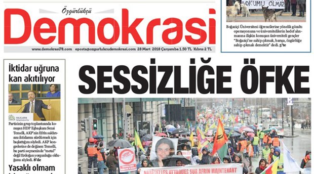 Özgürlükçü Demokrasi: Susturamayacaklar!