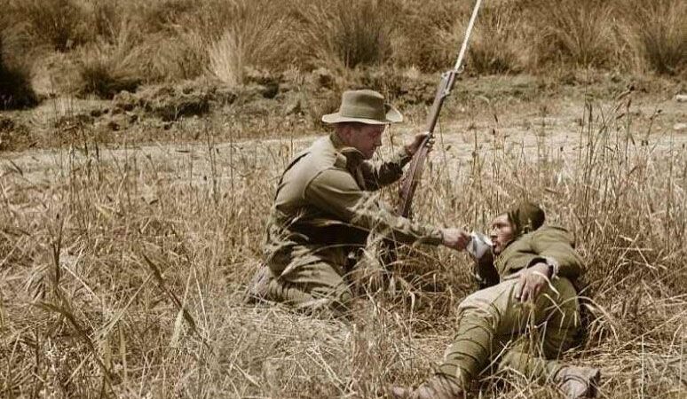 Avustralyalı sanatçı Çanakkale Savaşı fotoğrafına can verdi
