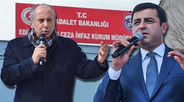 Cumhurbaşkanı adayı Demirtaş: İnce’nin ziyareti siyasi zarafet içeren insani bir dayanışma örneğidir