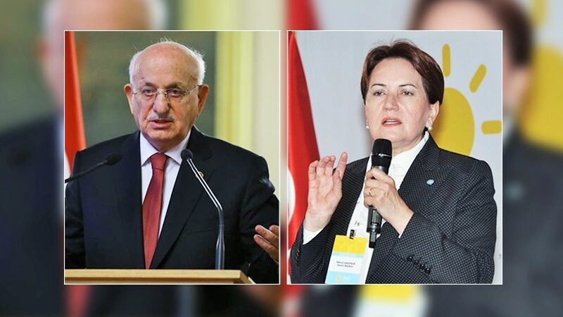 Akşener Meclis Başkanına: Kendisini tanırım, korkak birdir, arkadan konuşmayı sever