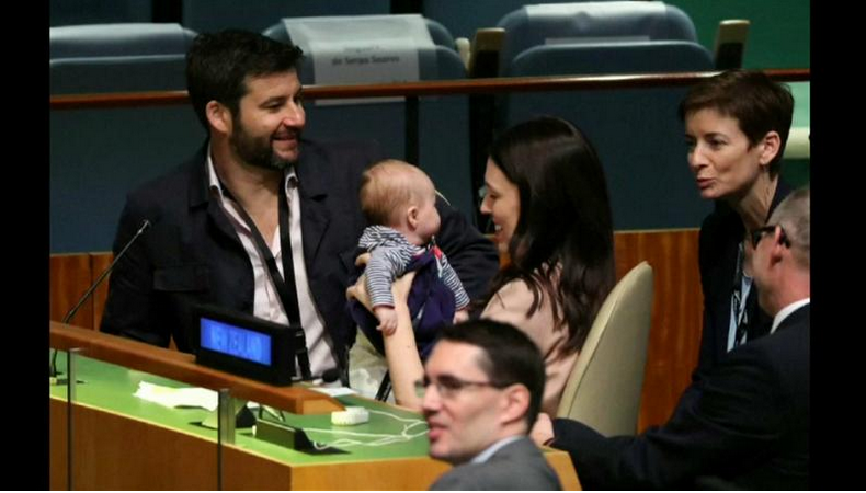 Yeni Zelanda Başbakanı Jacinda Ardern, BM Genel Kurulu’na bebeğiyle katıldı
