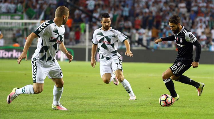 Spor Toto Süper Lig’in 8’inci hafta maçında, Atiker Konyaspor: 2 – Beşiktaş: 2