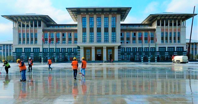 ERDOĞAN’IN BİN 100 ODALI SARAYINA BİN 108 İŞÇİ ALINDI