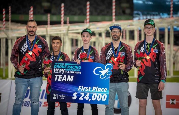 Australian teenager Rudi Browning wins World Drone Racing Championship title in China