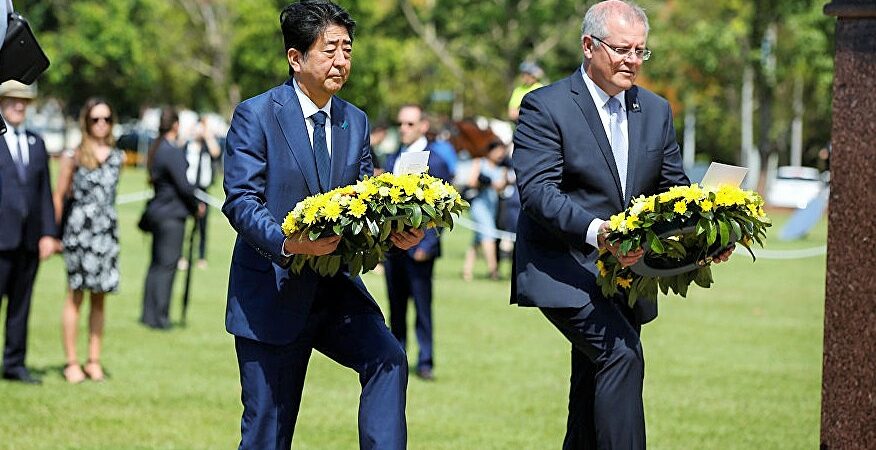 75 yıl sonra bir ilk: Japonya Başbakanı Abe, japonların bombaladığı Darwin şehrinde