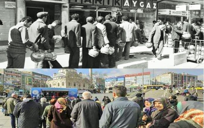 Herkese 2 kilo kota: Gaz kuyruğu’ değil ucuz sebze-meyve kuyruğu