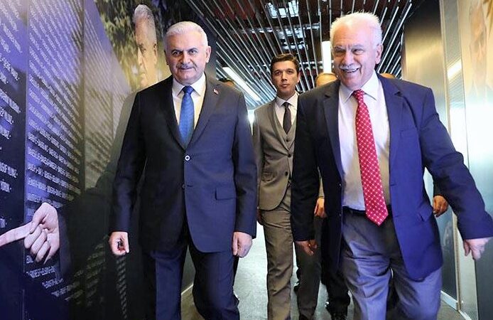Doğu Perinçek’ten AKP’li Binali Yıldırım’a ziyaret