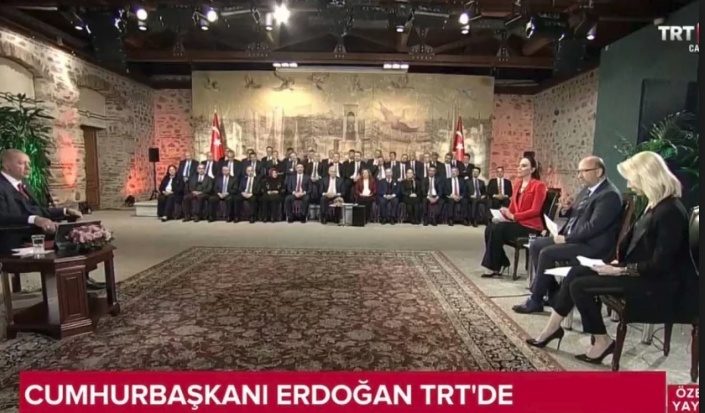 Erdoğan’ın katıldığı TRT yayını, Fox Haber’in 10 basamak gerisinde kaldı