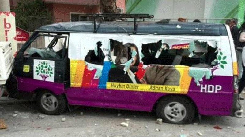 Erdoğan’ın hedef aldığı HDP’ye 2 haftada 5’inci saldırı