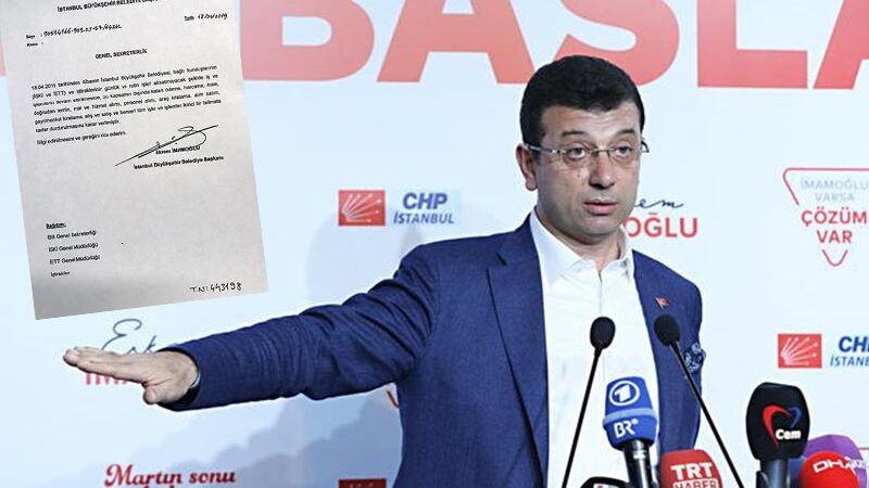İmamoğlu, ikinci bir emre kadar İBB’deki ödeme ve ihale işlemlerini durdurdu
