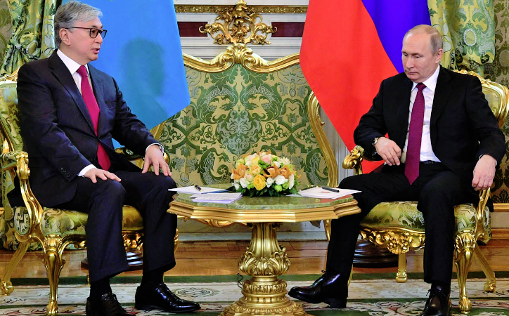 Kazakistan’ın Yeni Cumhurbaşkanı Tokayev, ilk resmi ziyaretini Rusya’ya yaptı