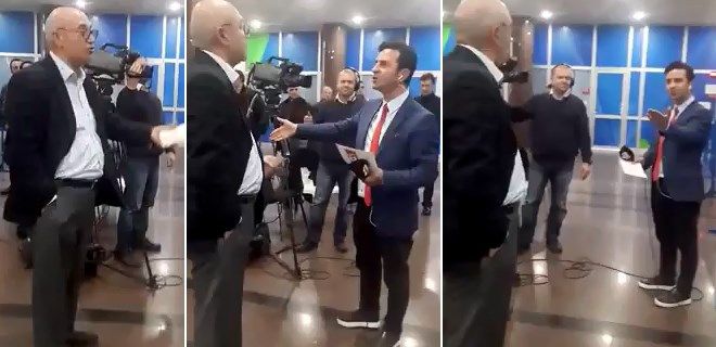 A Haber muhabiri, yalan haber yaparken Mahmut Tanal’a yakalandı