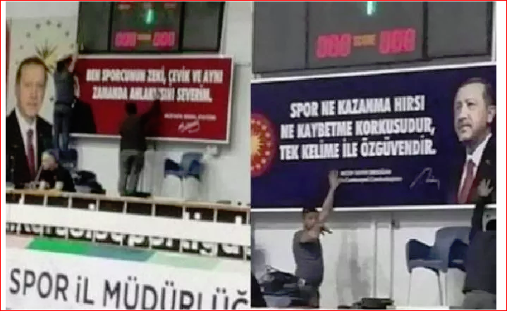 Atatürk’ün sözünü indirip yerine Erdoğan’ın sözünü astılar