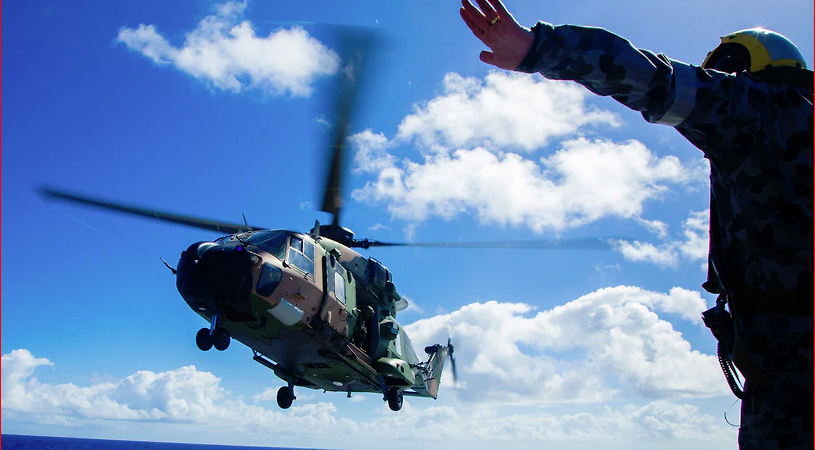 Avustralya helikopterlerine Çin tarafından lazerli taciz