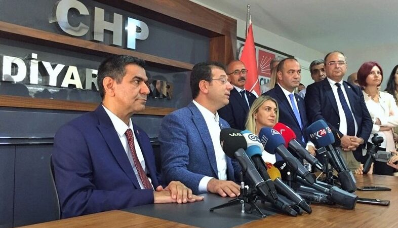 İmamoğlu Diyarbakır’da konuştu: Seçilmiş belediye başkanlarının yerine kayyum atanması gaflettir, dalalettir