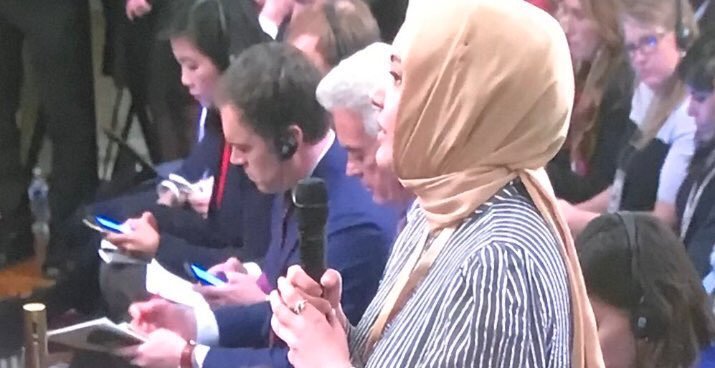 Trump’tan Havuz’un Yazarı Hilal Kaplan’a: Siz gazeteci olduğunuza emin misiniz?