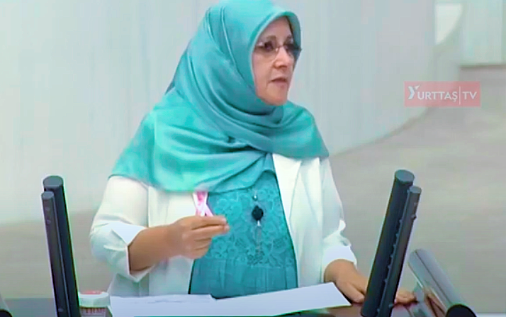 HDP’li Hüda Kaya, Mecliste AKP’lilere: Referanslarını saraylardan alanlar bize din öğretemezler