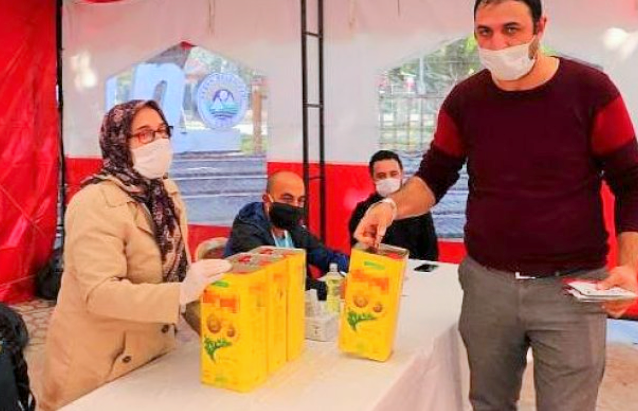 Kan bağışı karşılığı, 5 litre ayçiçek yağı!