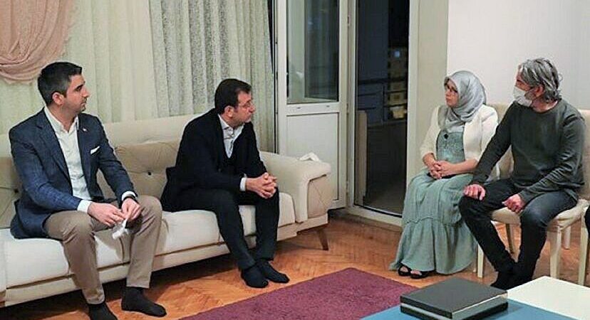 İmamoğlu’ndan HDP Milletvekili Hüda Kaya’ya taziye ziyareti