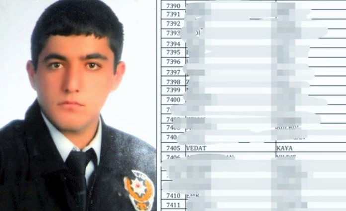 Gara’da şehit olan polis memuru kaçırıldıktan sonra KHK ile ihraç edilmiş