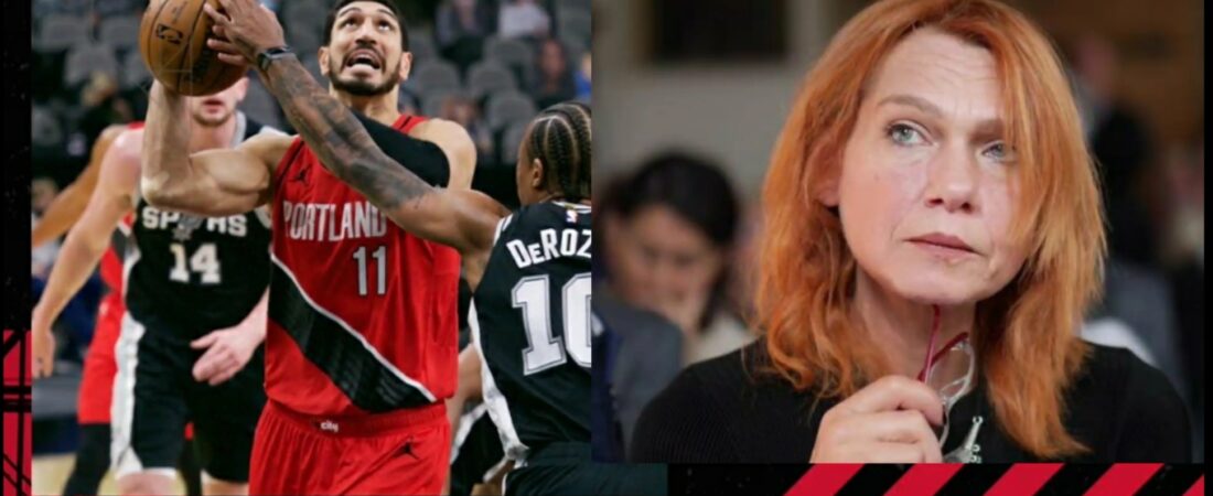 Blazers son anda kurtardı: 30. Double-Double’ını yapan Enes Kanter galibiyeti Aslı Erdoğan’a adadı