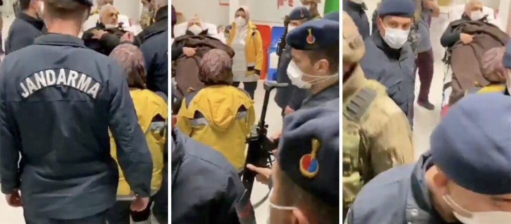 Ömer Faruk Gergerlioğlu hastaneye uzun namlulu silahlı askerler tarafından götürülmüş