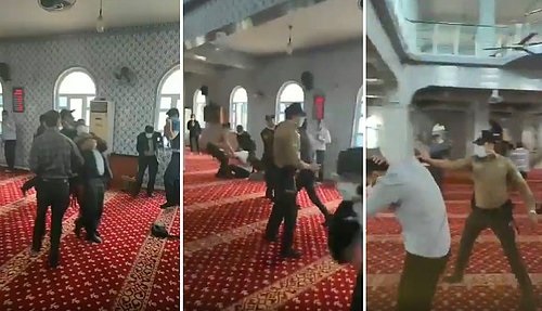 Polis baskını: İtikâf yapmak isteyen Furkan Vakfı üyelerine  camide biber gazı