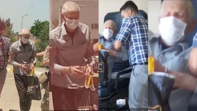Kelepçeli ‘tedavi’ edilip cezaevine geri götürüldü: 83 yaşındaki hasta mahpus Özkan’ın başvuruları reddedildi