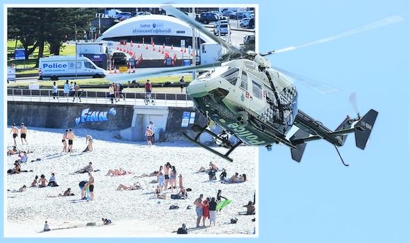 Sydney’de havadan ve karadan Covid-19 mesajı: ‘Bu bir halk sağlığı düzenidir, kuralları çiğnemeyin, para cezası kesilecek’