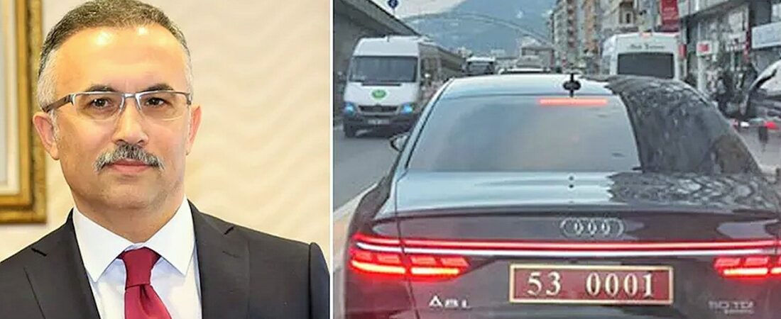 Rize Valisi’nin 3.7 milyonluk arabası tepki çekti: Vali Audi A8’e bindiği sürece IBAN’a para yok
