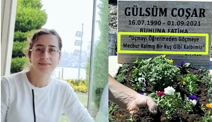 İhraç hakim Gülsüm Coşar’ın mezar taşındaki yazı AKP rejiminin zulmünü özetledi