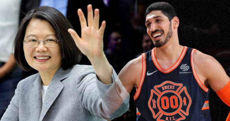 Tayvan Cumhurbaşkanı’ndan yıldız oyuncu Kanter’e cevap:Tayvan’ın yanında olduğun için teşekkürler Enes
