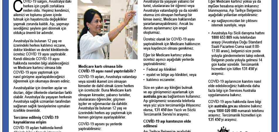 Hükümet’ten açıklama: COVİD-19  aşıları ücretsiz, 12 yaş üstündeki herkes için mevcut