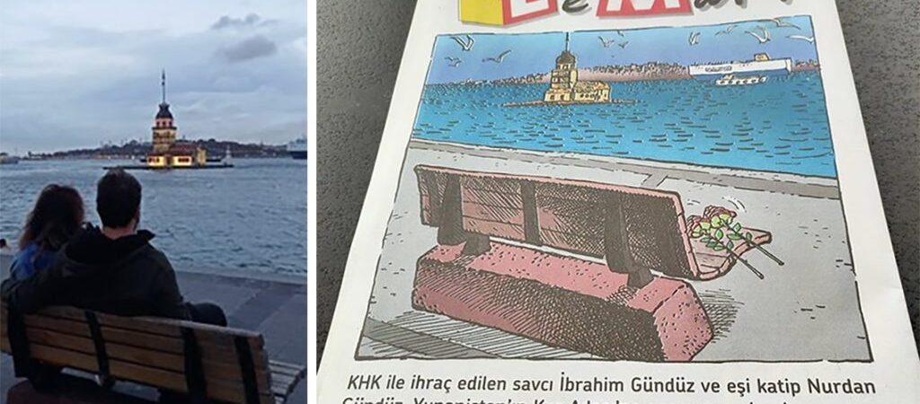 LeMan, Ege’de boğularak hayatını kaybeden KHK’lı savcı İbrahim Gündüz ve eşini sayfalarına taşıdı