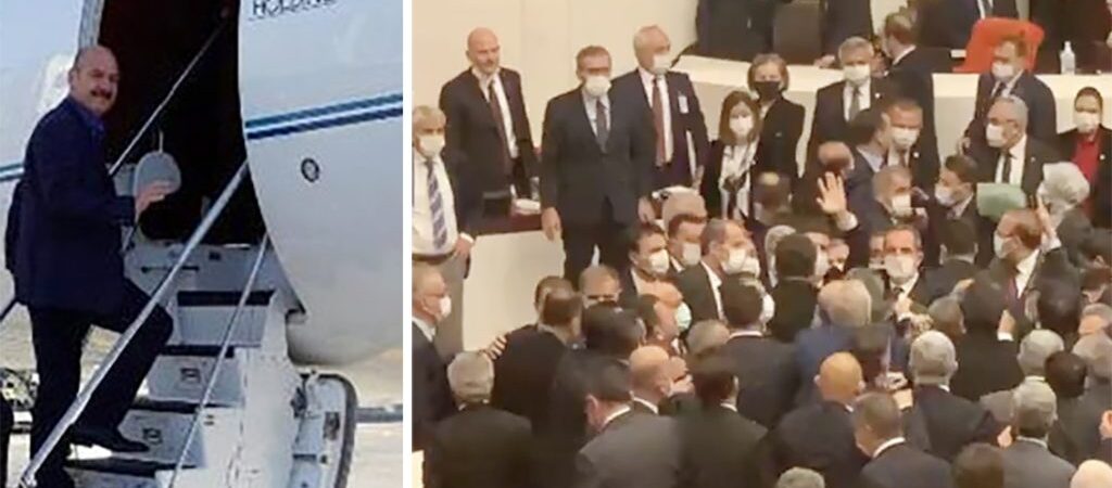 Meclis’te Süleyman Soylu’nun da karıştığı kavga: AKP ve CHP’li vekiller birbirine yumrukla girdi.